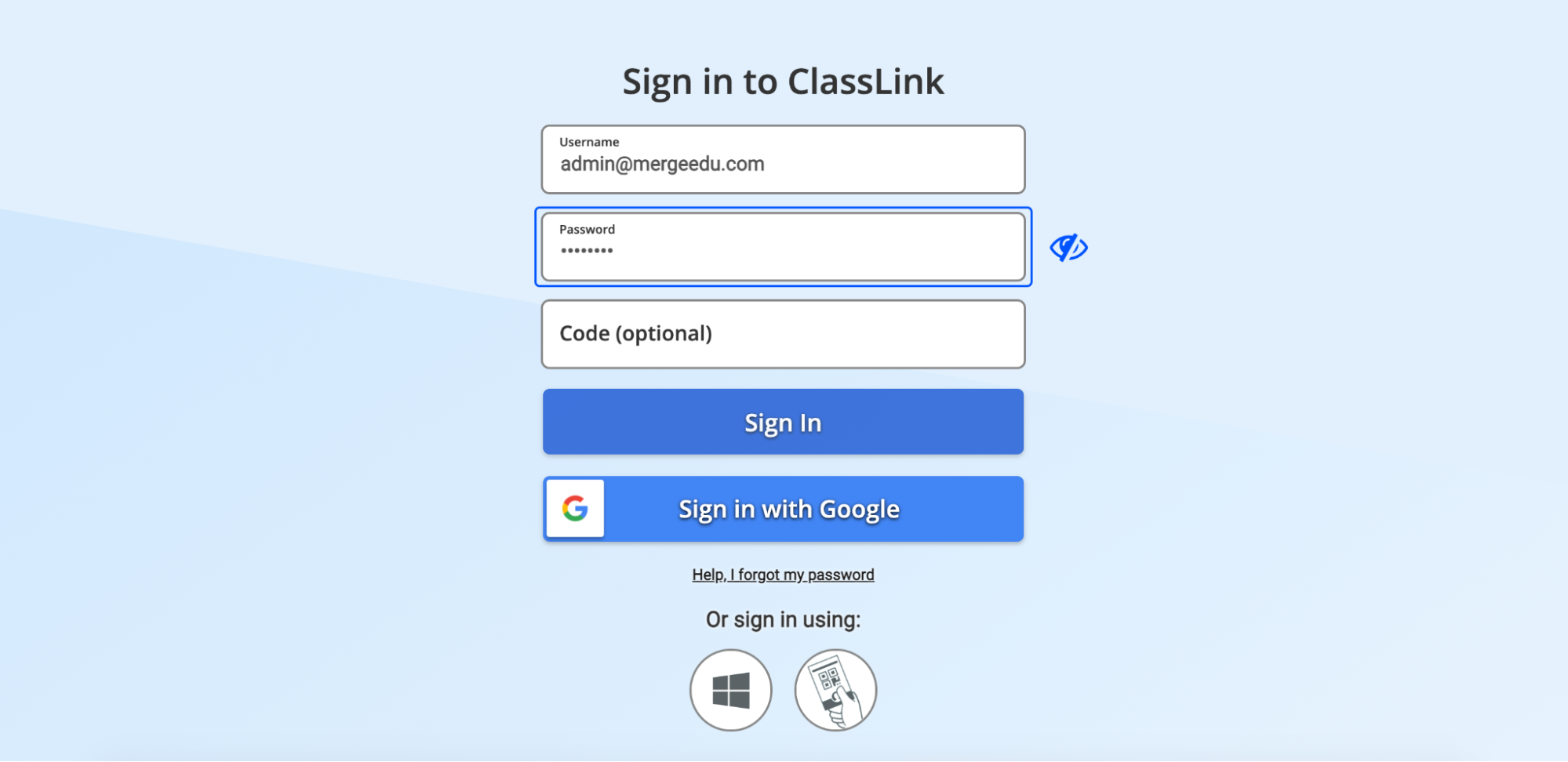 Create Classes and Students with Google SSO – Help Center